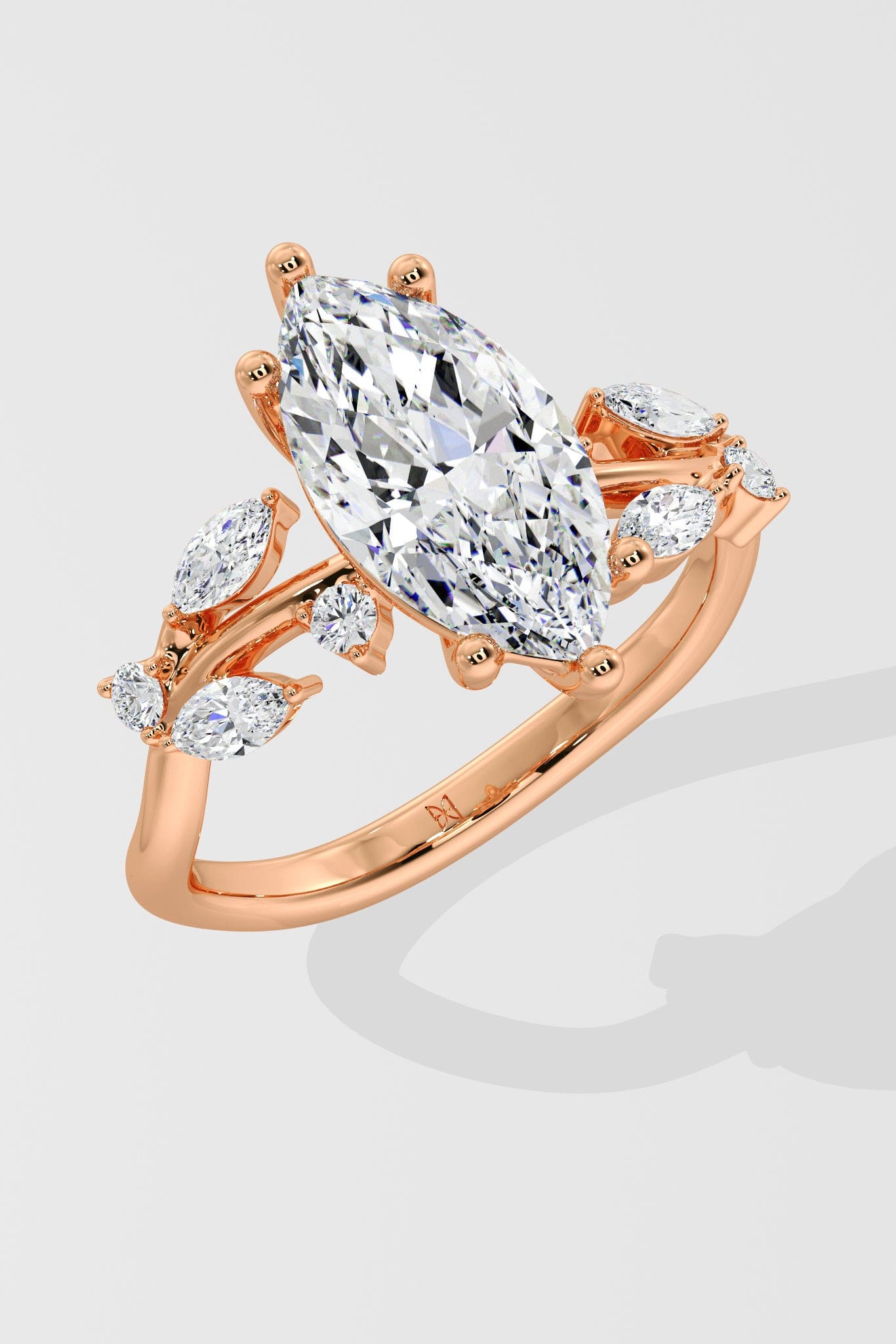 2 Ct Marquise Fleur Ring - House of Quadri