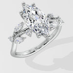 2 Ct Marquise Fleur Ring - House of Quadri