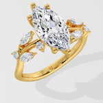 2 Ct Marquise Fleur Ring - House of Quadri