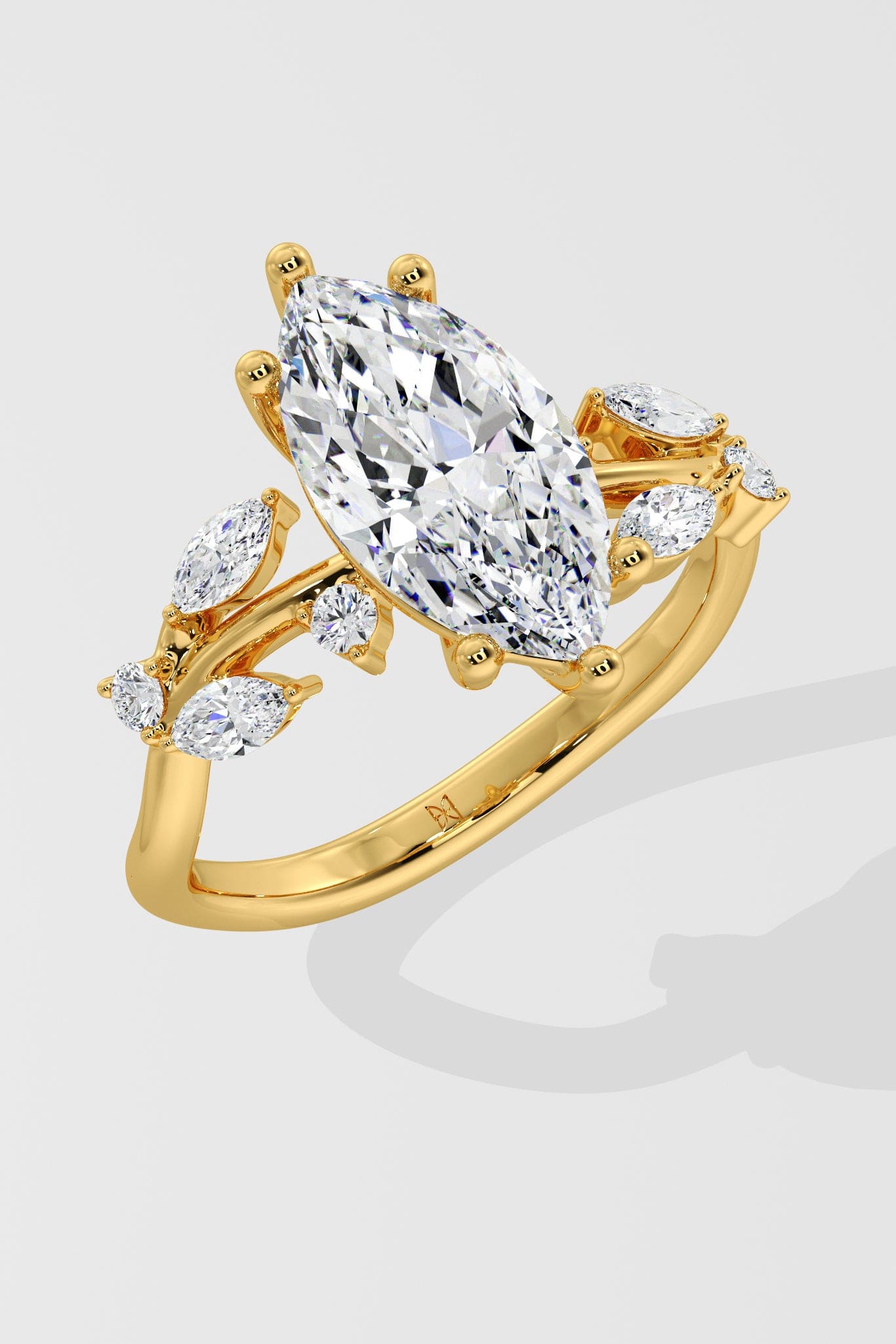 2 Ct Marquise Fleur Ring - House of Quadri