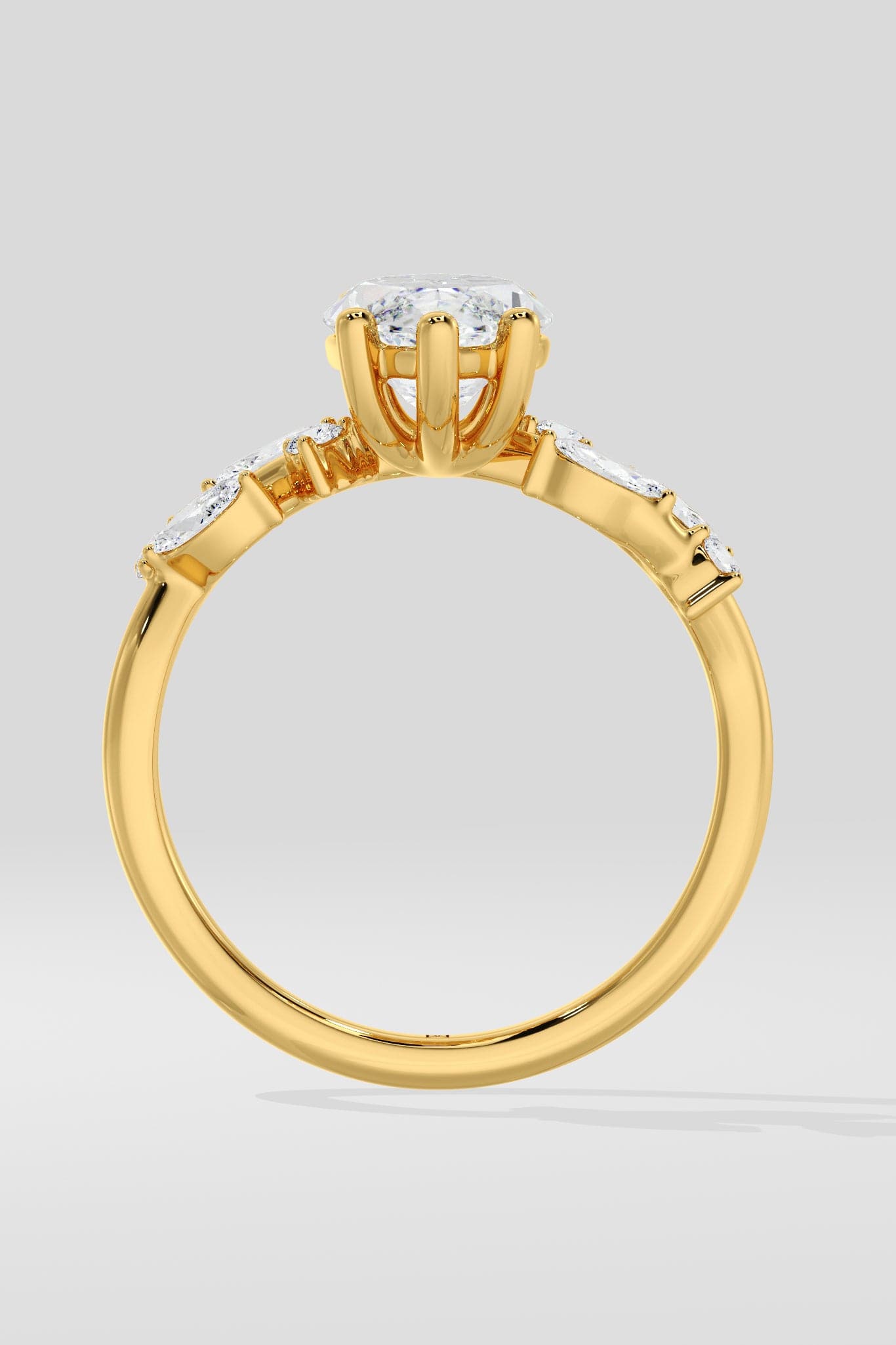 2 Ct Marquise Fleur Ring - House of Quadri