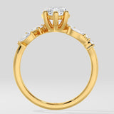 2 Ct Marquise Fleur Ring
