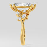 2 Ct Marquise Fleur Ring