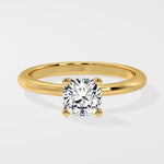 1 Ct Cushion Solitaire Diamond Ring - House of Quadri