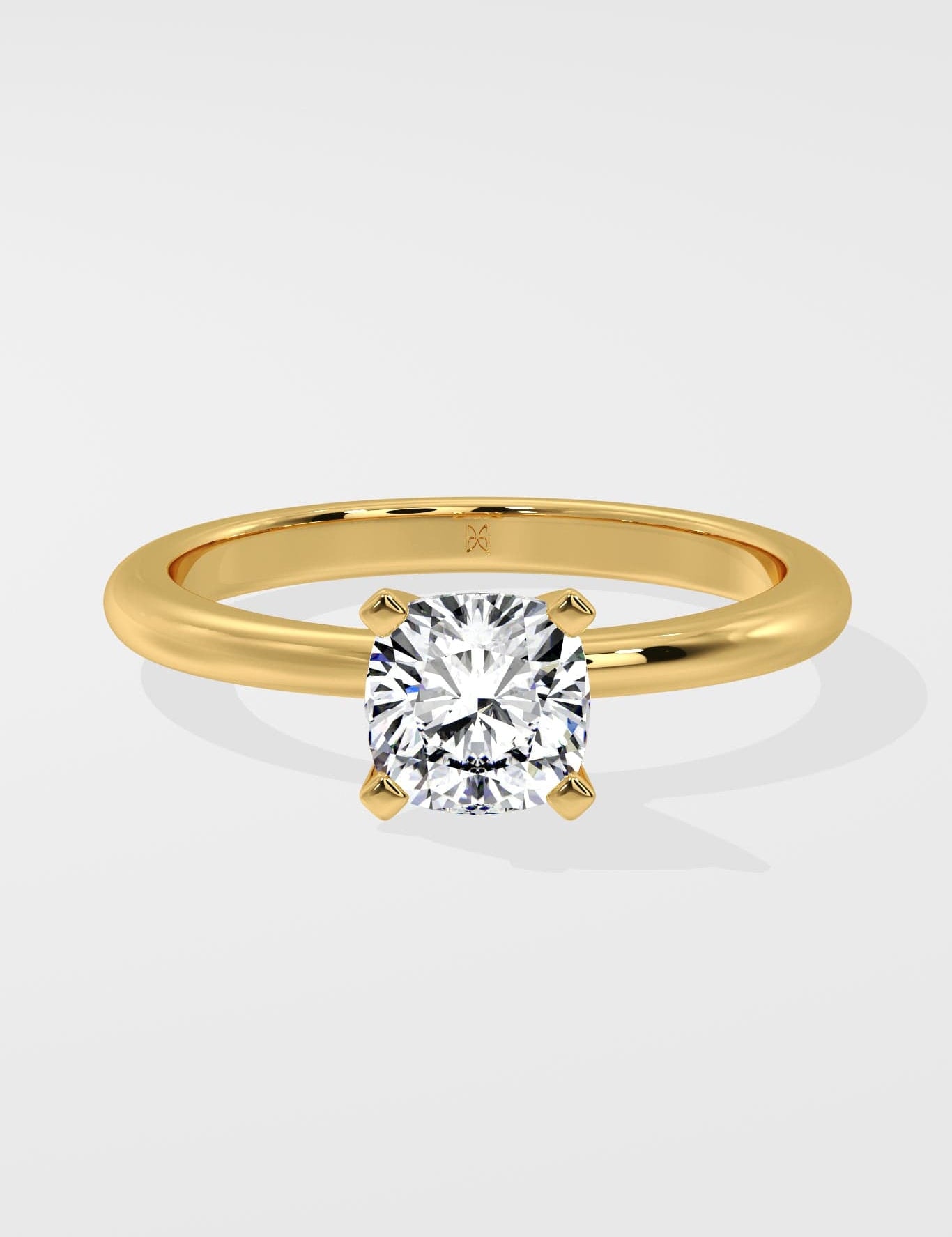 1 Ct Cushion Solitaire Diamond Ring - House of Quadri