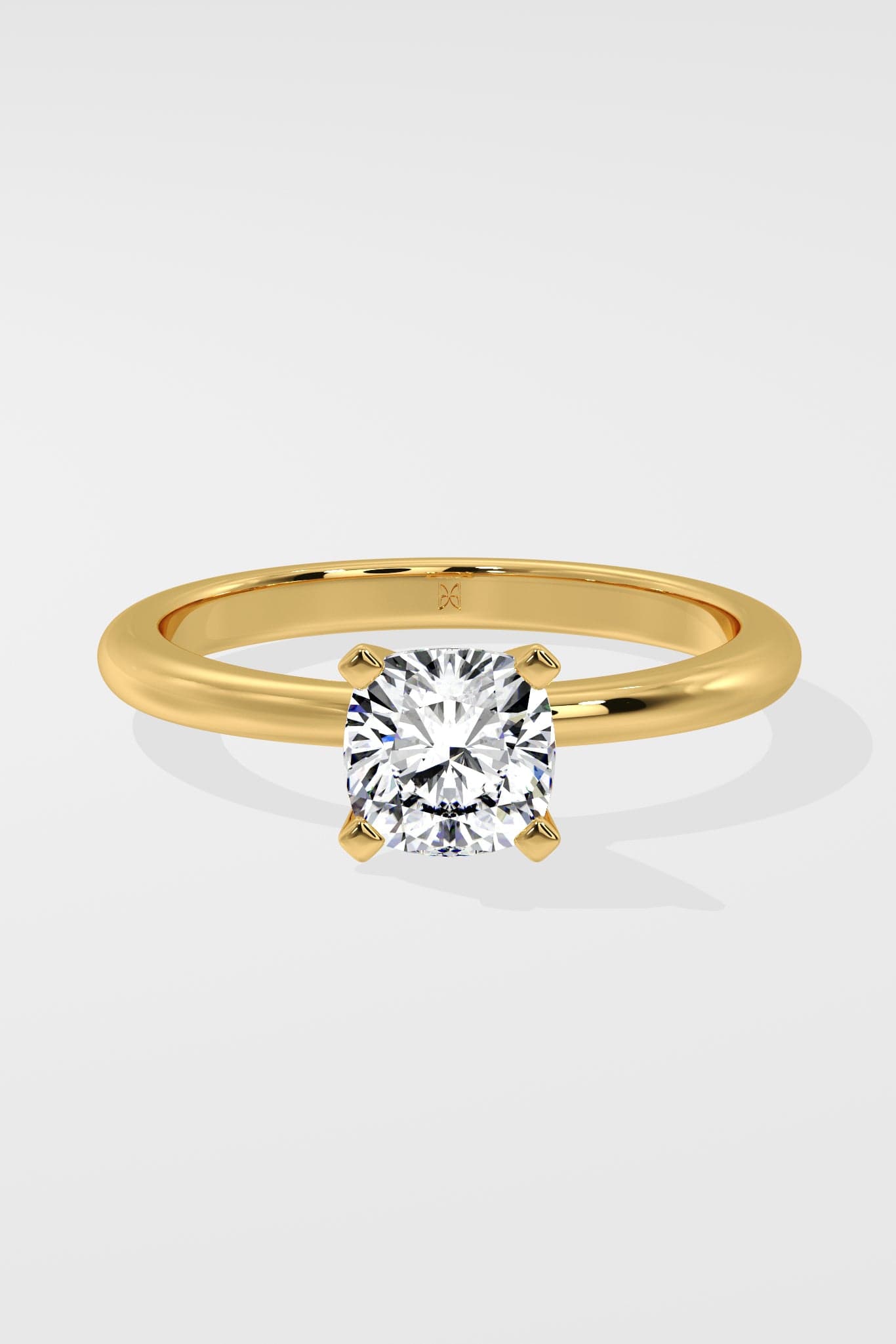1 Ct Cushion Solitaire Diamond Ring - House of Quadri