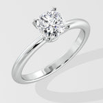 1 Ct Cushion Solitaire Diamond Ring - House of Quadri