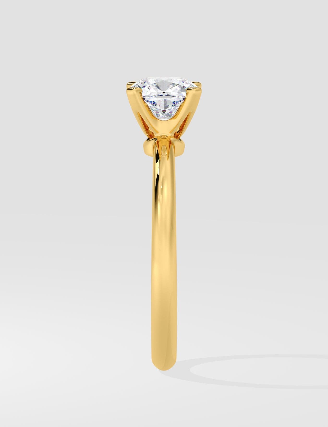 1 Ct Cushion Solitaire Diamond Ring - House of Quadri