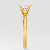 1 Ct Cushion Solitaire Diamond Ring