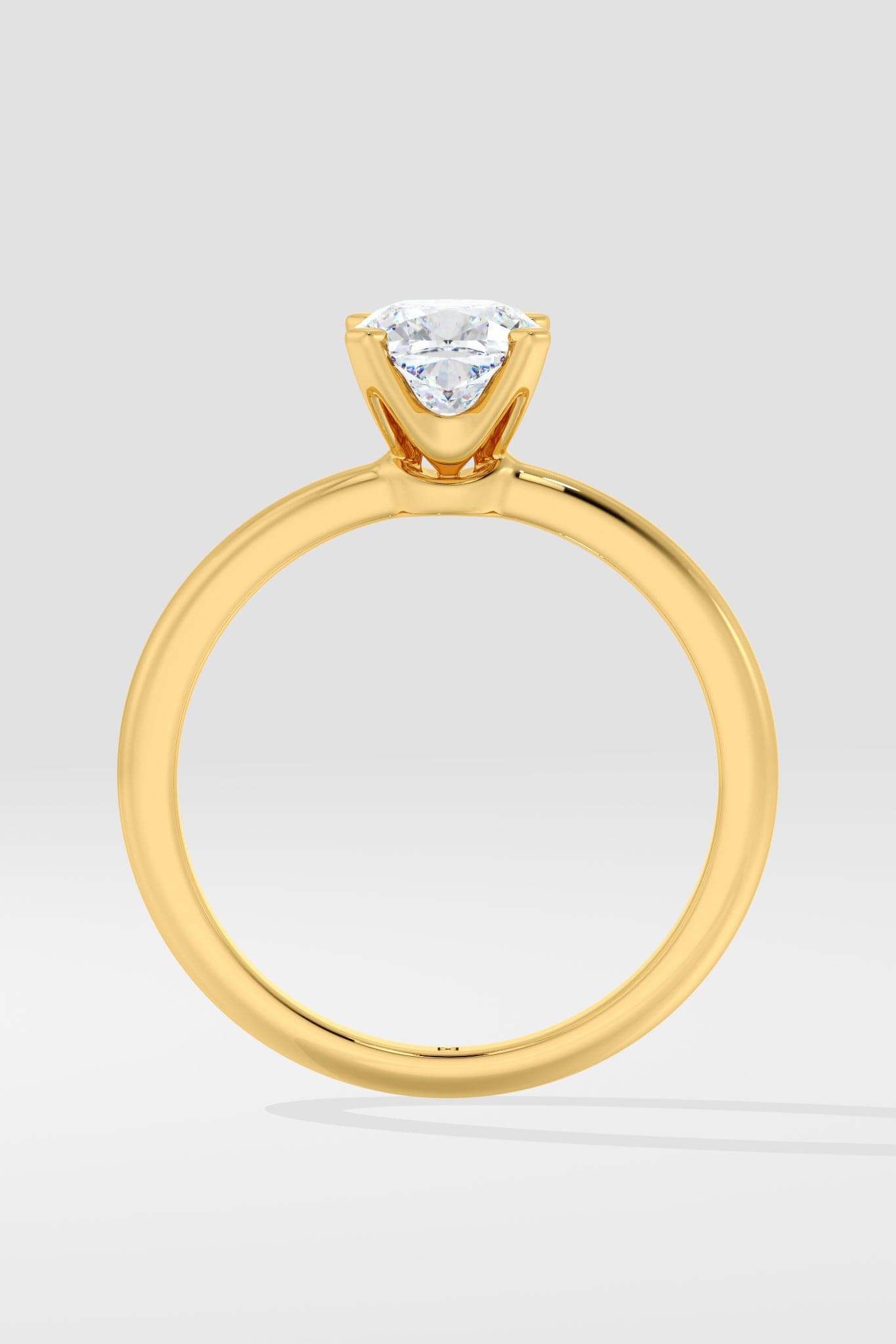 1 Ct Cushion Solitaire Diamond Ring - House of Quadri