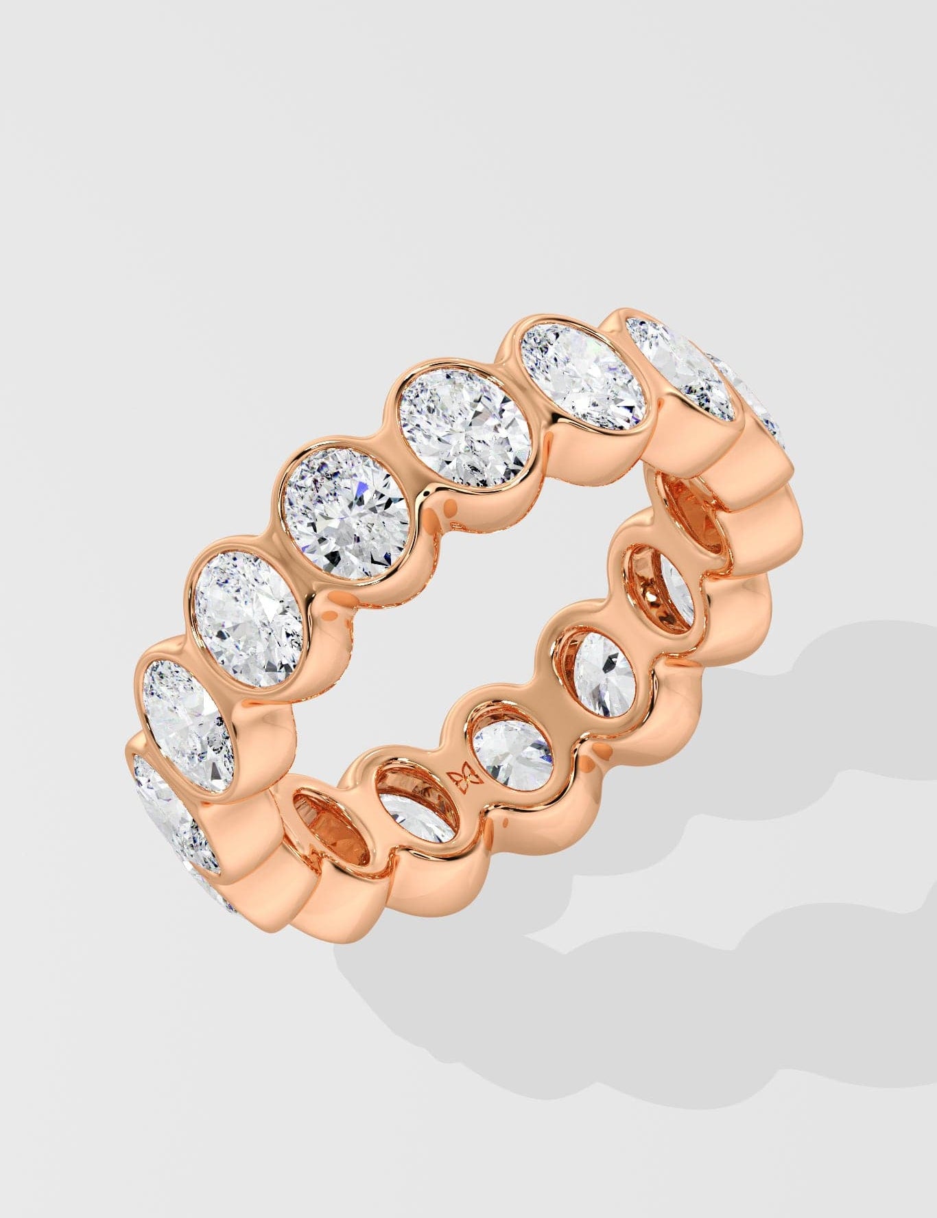 Oval Bezel Eternity Band - House of Quadri