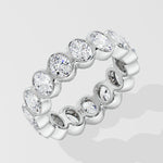 Oval Bezel Eternity Band - House of Quadri