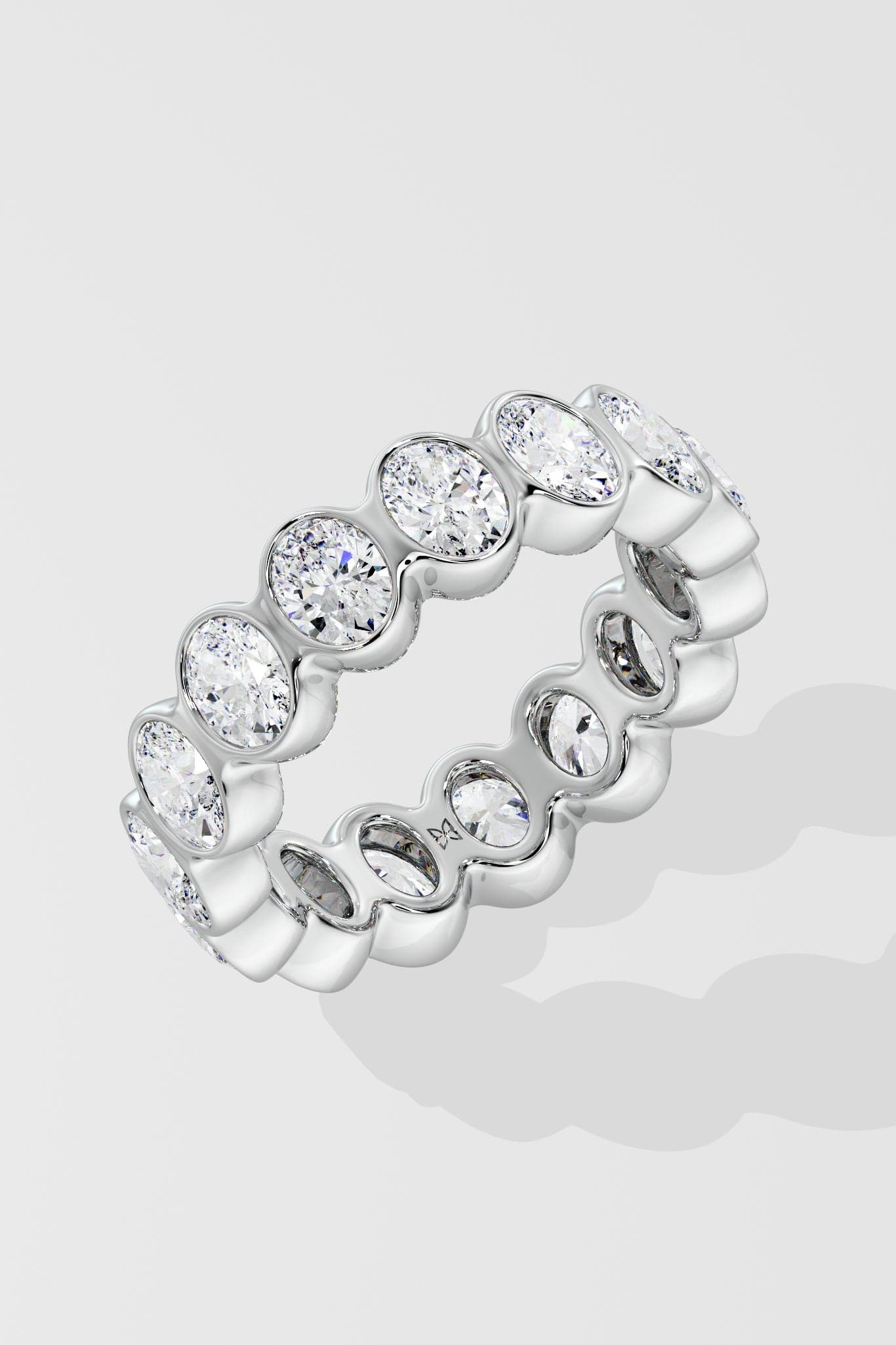 Oval Bezel Eternity Band - House of Quadri