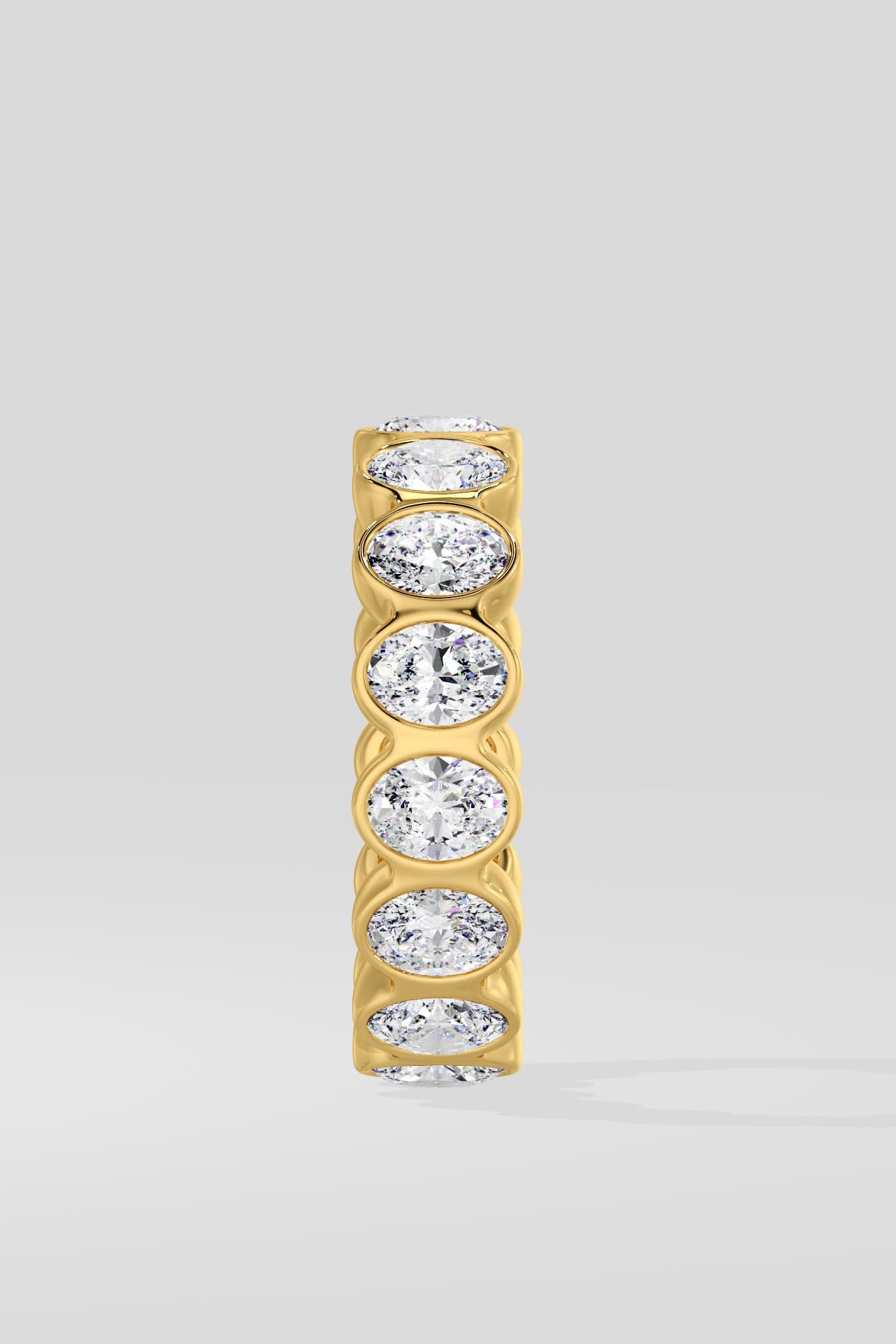 Oval Bezel Eternity Band - House of Quadri