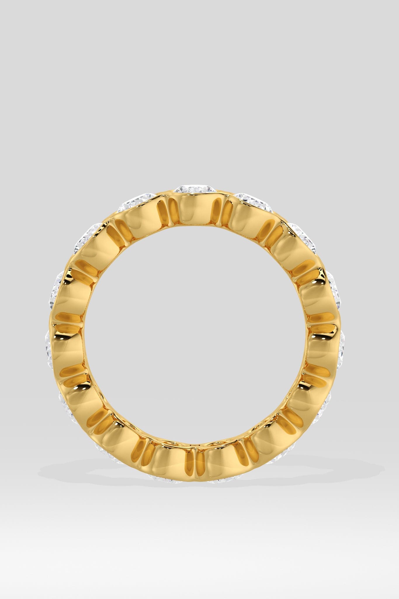 Oval Bezel Eternity Band - House of Quadri