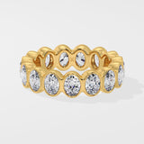 Oval Bezel Eternity Band