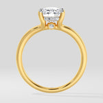 2 Ct Cushion Flow Solitaire Ring - House of Quadri