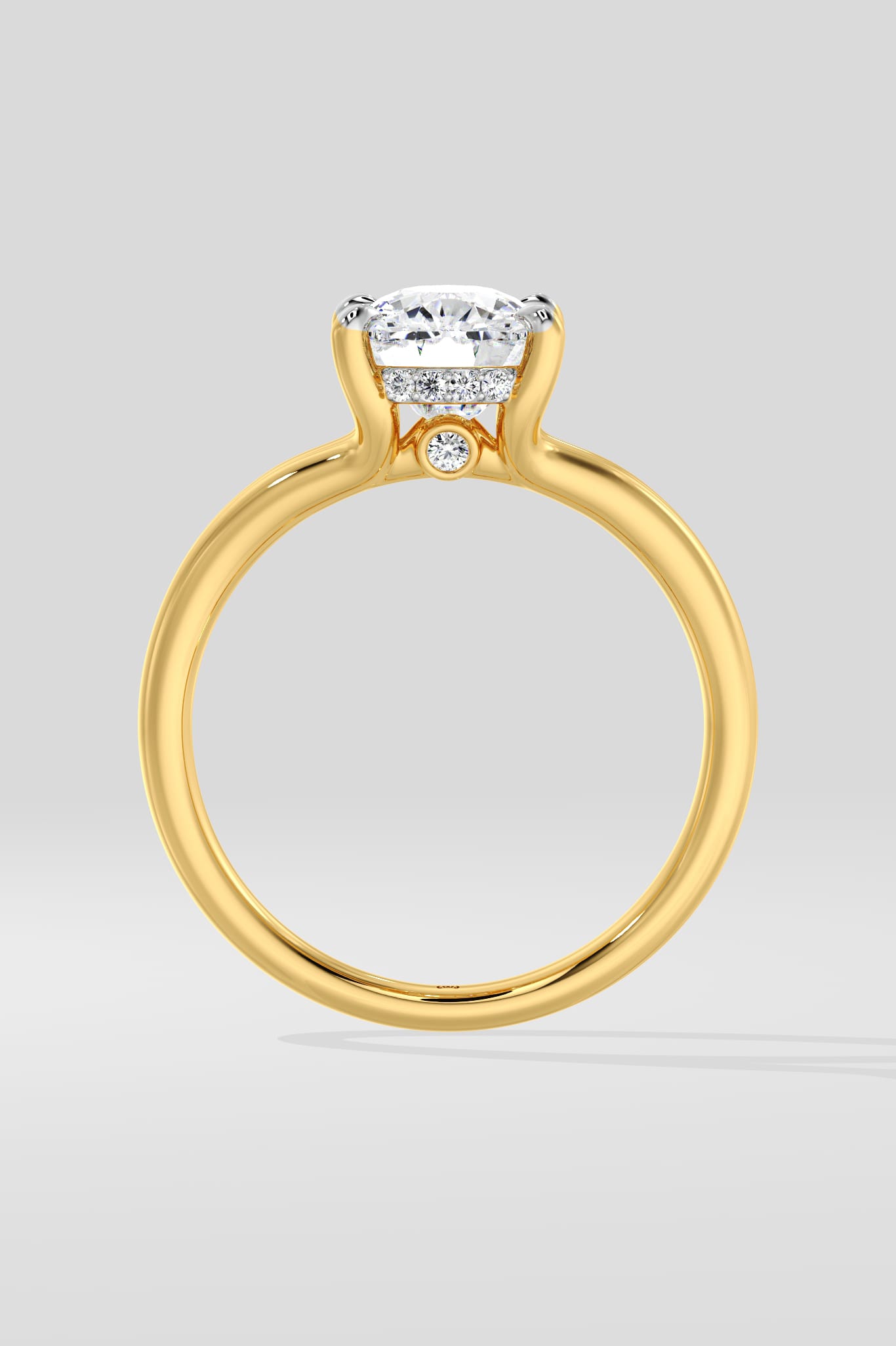 2 Ct Cushion Flow Solitaire Ring - House of Quadri