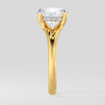 2 Ct Cushion Flow Solitaire Ring - House of Quadri