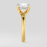 2 Ct Cushion Flow Solitaire Ring - House of Quadri
