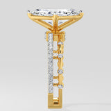 2 Ct Marquise Twin Row Solitaire Ring
