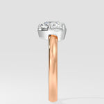 1 Ct Heart Bezel Solitaire Ring - House Of Quadri