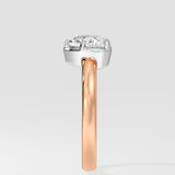 1 Ct Heart Bezel Solitaire Ring - House Of Quadri