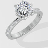 2.5 Ct Tira Cushion Ring