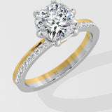 2.5 Ct Tira Cushion Ring