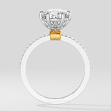 2.5 Ct Tira Cushion Ring