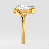 2 Ct Swirl Pear Ring