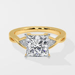 2.5 Ct Princess Contour Ring - House Of Quadri
