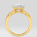 2.5 Ct Princess Contour Ring - House Of Quadri