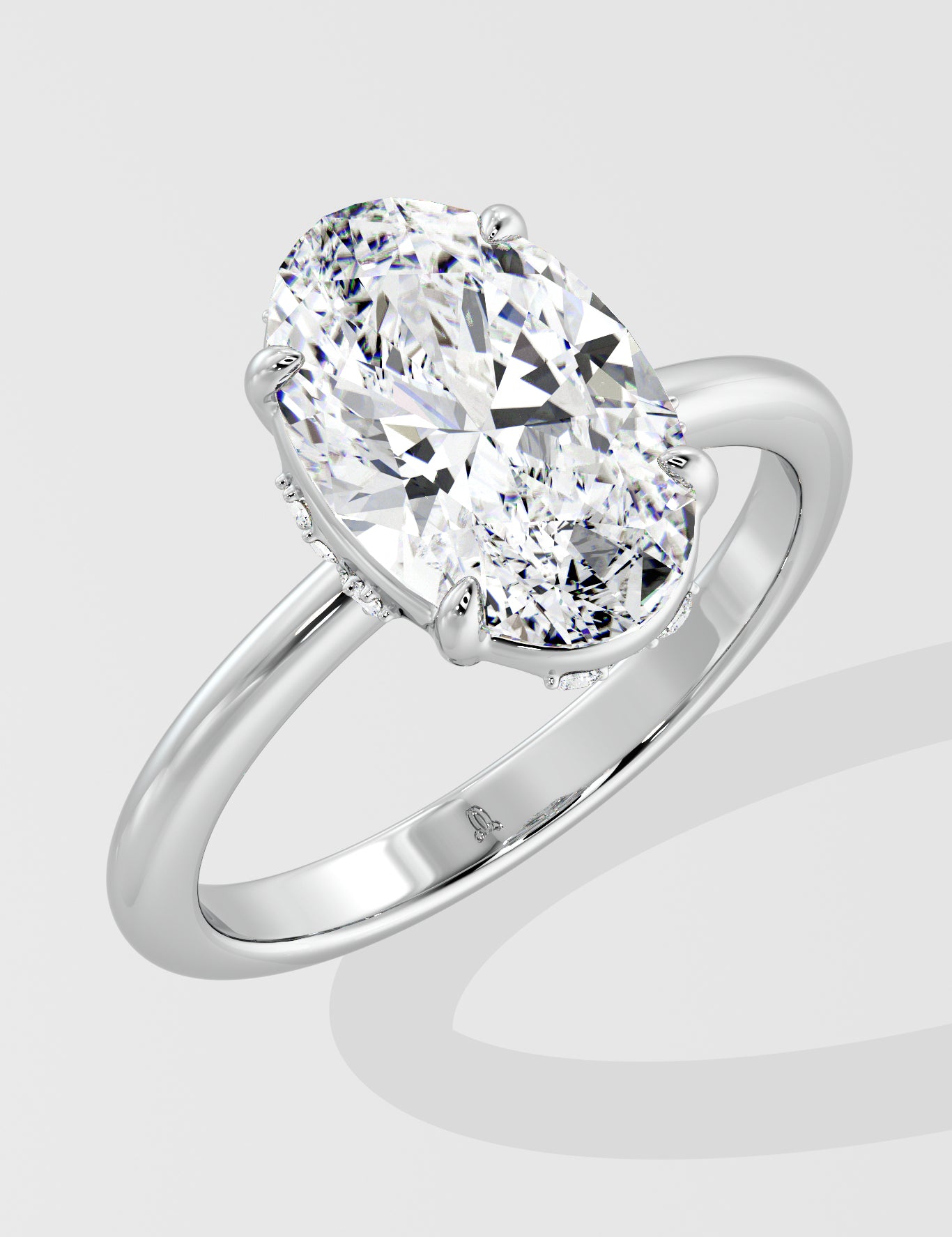 2.5 Ct Oval Nora Ring