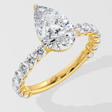 3 Ct Pear Eternity Ring