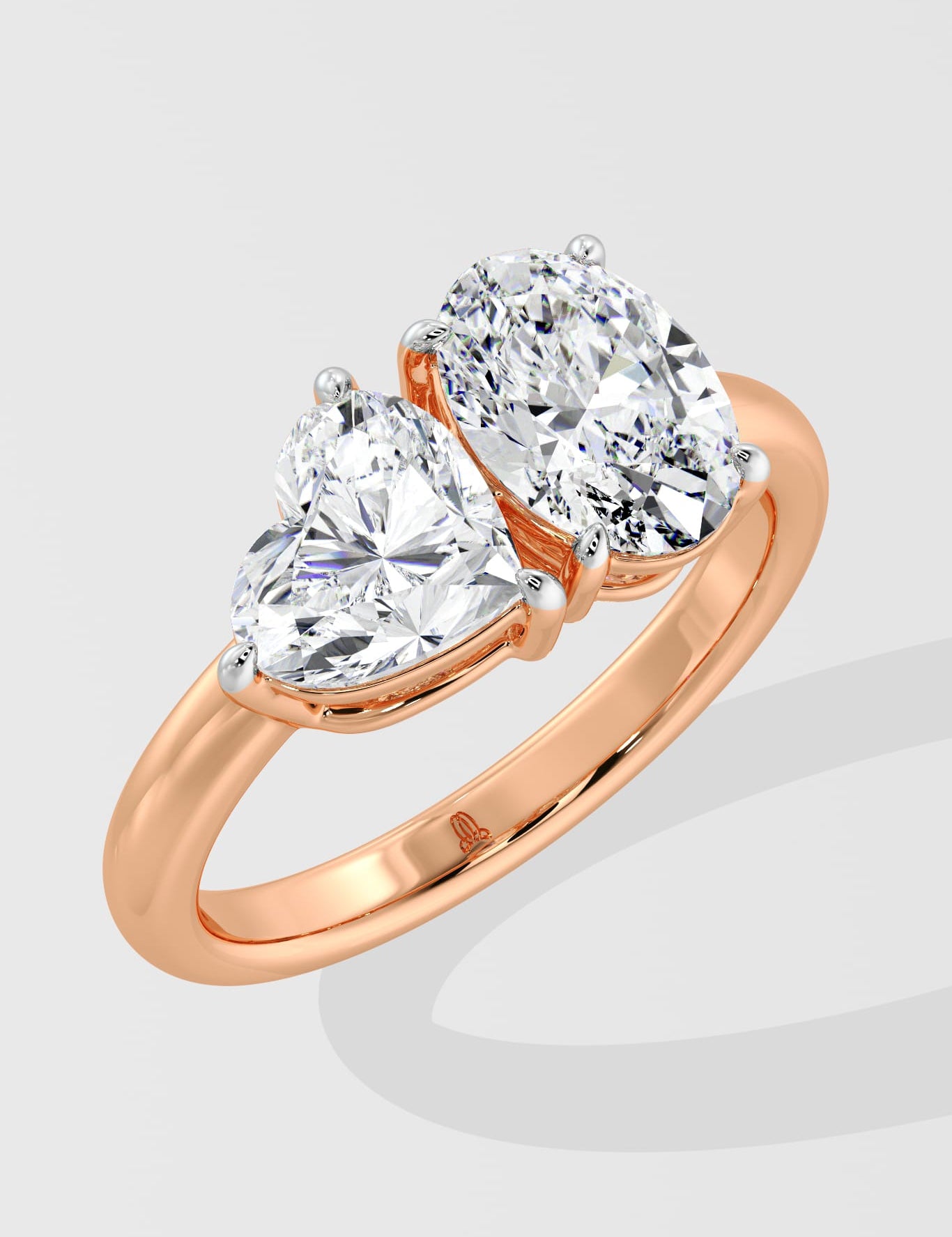 2 Ct Amor Duet Ring - House of Quadri