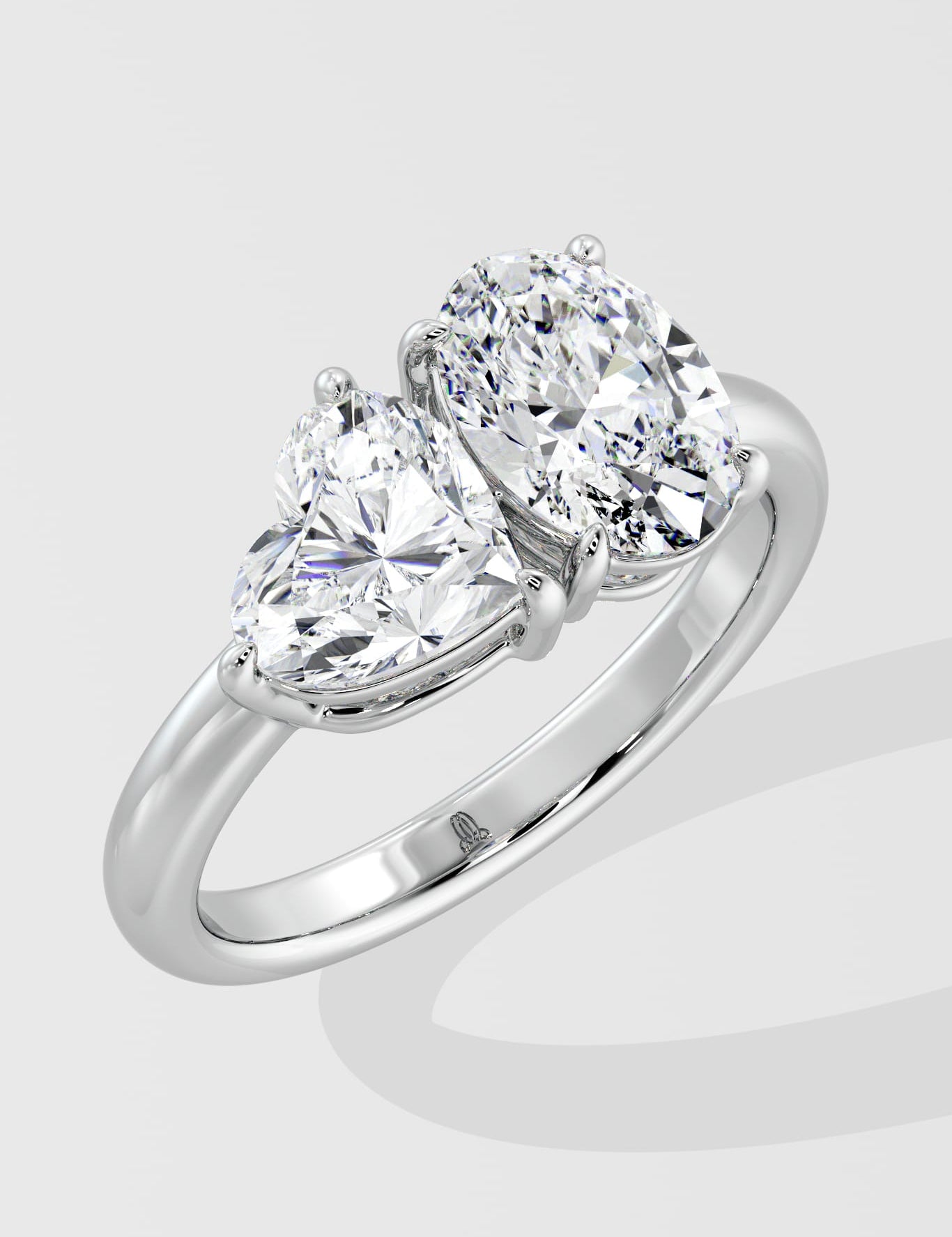 2 Ct Amor Duet Ring - House of Quadri