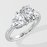2 Ct Amor Duet Ring