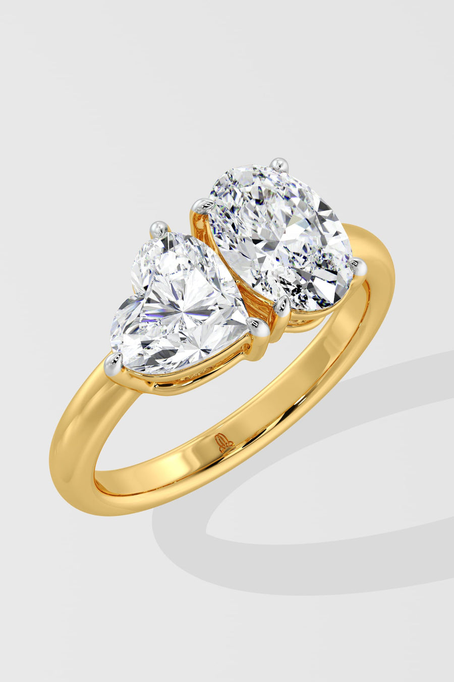 2 Ct Amor Duet Ring - House of Quadri