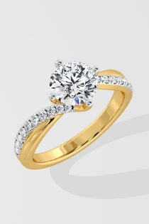 1 Ct Ivy Twirl Ring - House Of Quadri