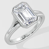 2.5 Ct Emerald Flow Ring - House of Quadri