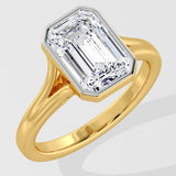 2.5 Ct Emerald Flow Ring - House of Quadri