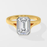 2.5 Ct Emerald Flow Ring - House of Quadri