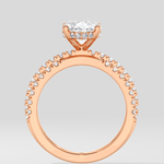 2 Ct Oval Triple Crossover Ring - House of Quadri