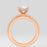 2 Ct Oval Triple Crossover Ring - House of Quadri