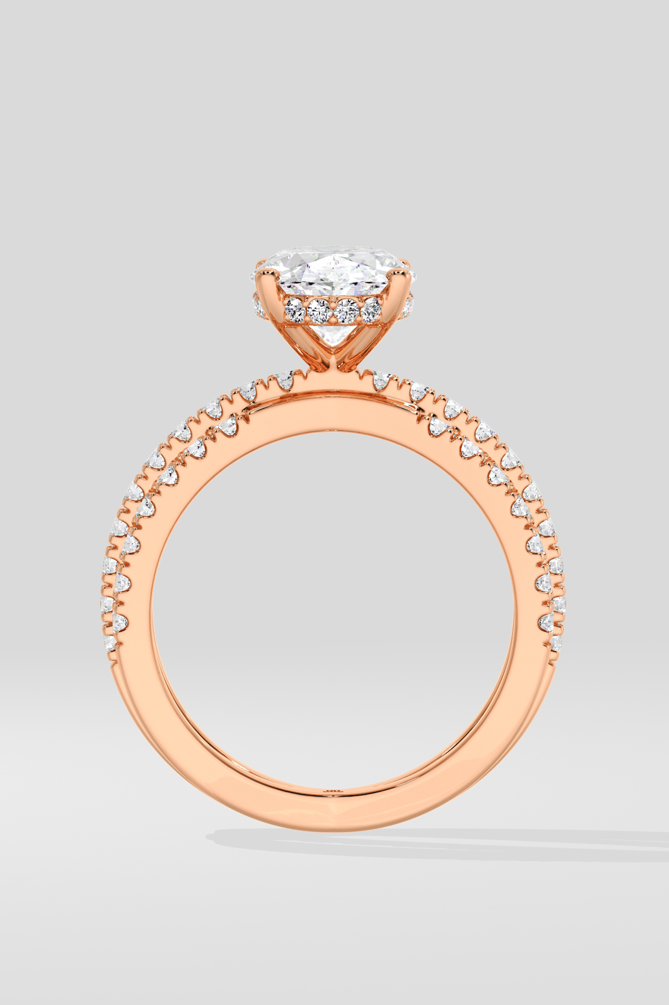 2 Ct Oval Triple Crossover Ring - House of Quadri