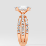 2 Ct Oval Triple Crossover Ring - House of Quadri