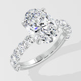 3 Ct Oval Eternal Solitaire Ring