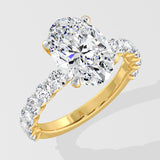 3 Ct Oval Eternal Solitaire Ring