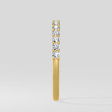 Round Half-Eternity Band